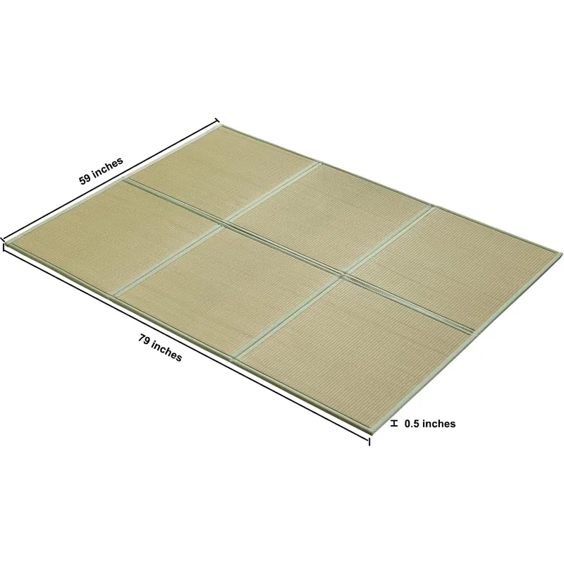 Tapis de sol en rotin naturel  - Tatami Mat Rush avis et prix
