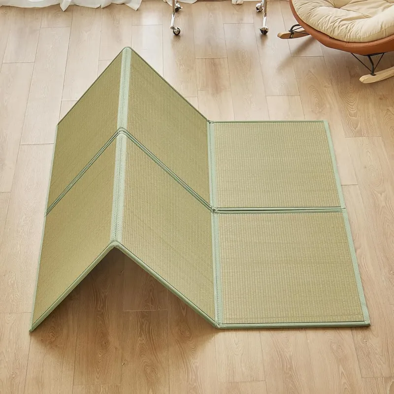 Tapis de sol en rotin naturel  - Tatami Mat Rush avis et prix