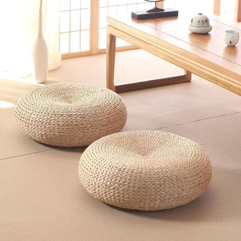 Coussin de sol artisanal en jo - Tatami Mat Rush avis et prix