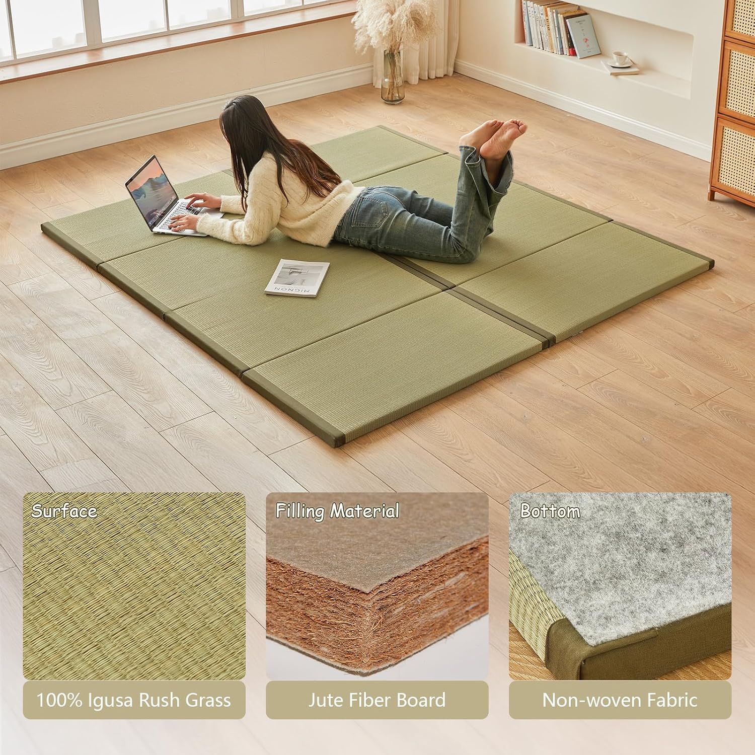 Tapis tatami traditionnel japo - Tatami Mat Rush avis et prix
